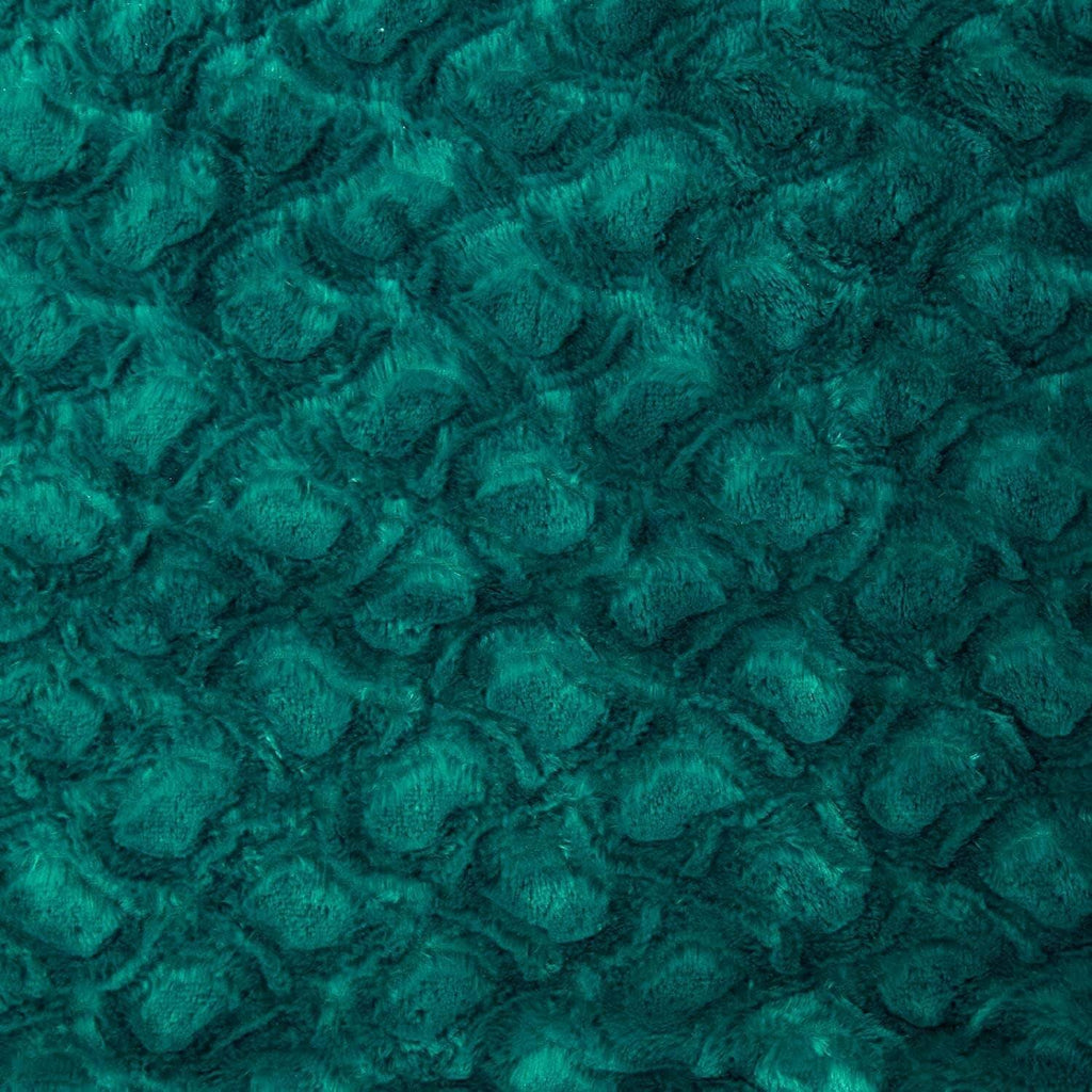 DaDa Bedding Emerald Mermaid Faux Fur Sherpa Throw Blanket, Throw to Queen