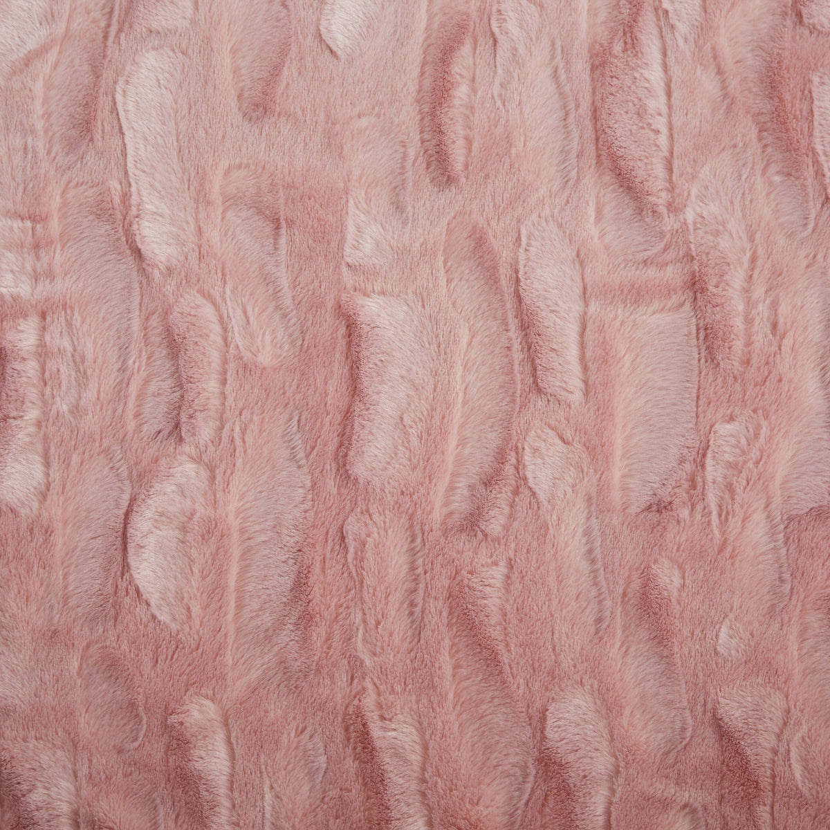 Tache Dusty Rose Faux Fur Sherpa Throw Blanket, 2-Layer, Throw to Queen