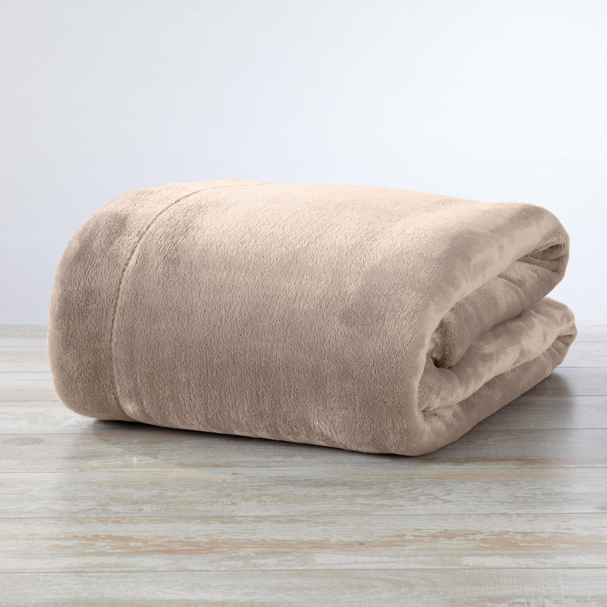 Great Bay Home Velvet Plush Sherpa Blanket, Reversible, Throw to King