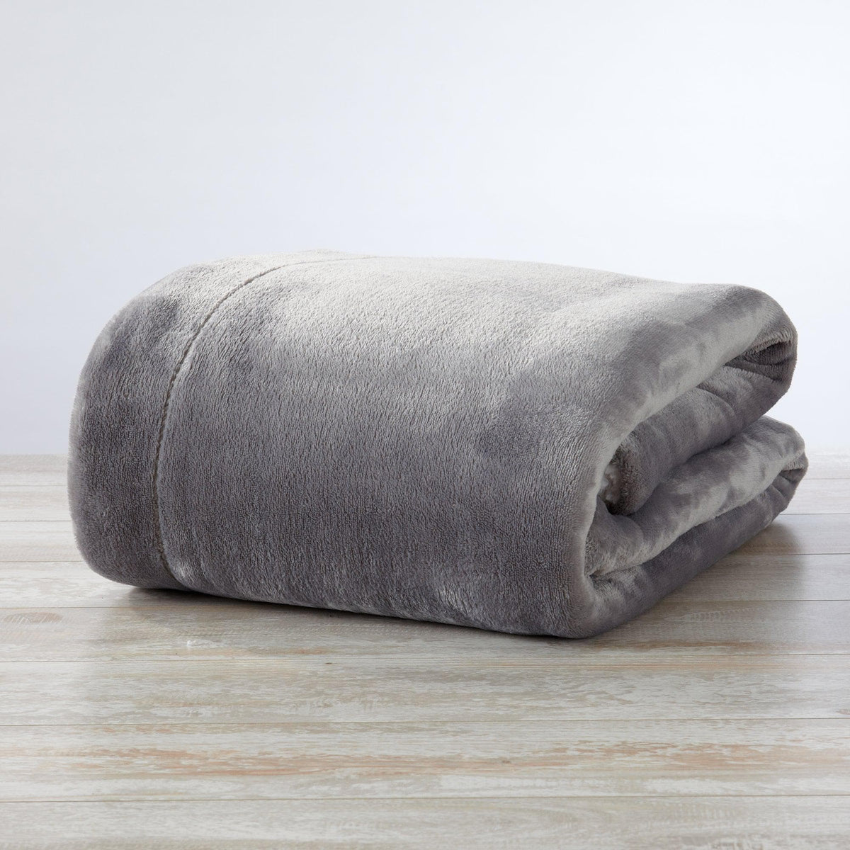 Great Bay Home Velvet Plush Sherpa Blanket, Reversible, Throw to King