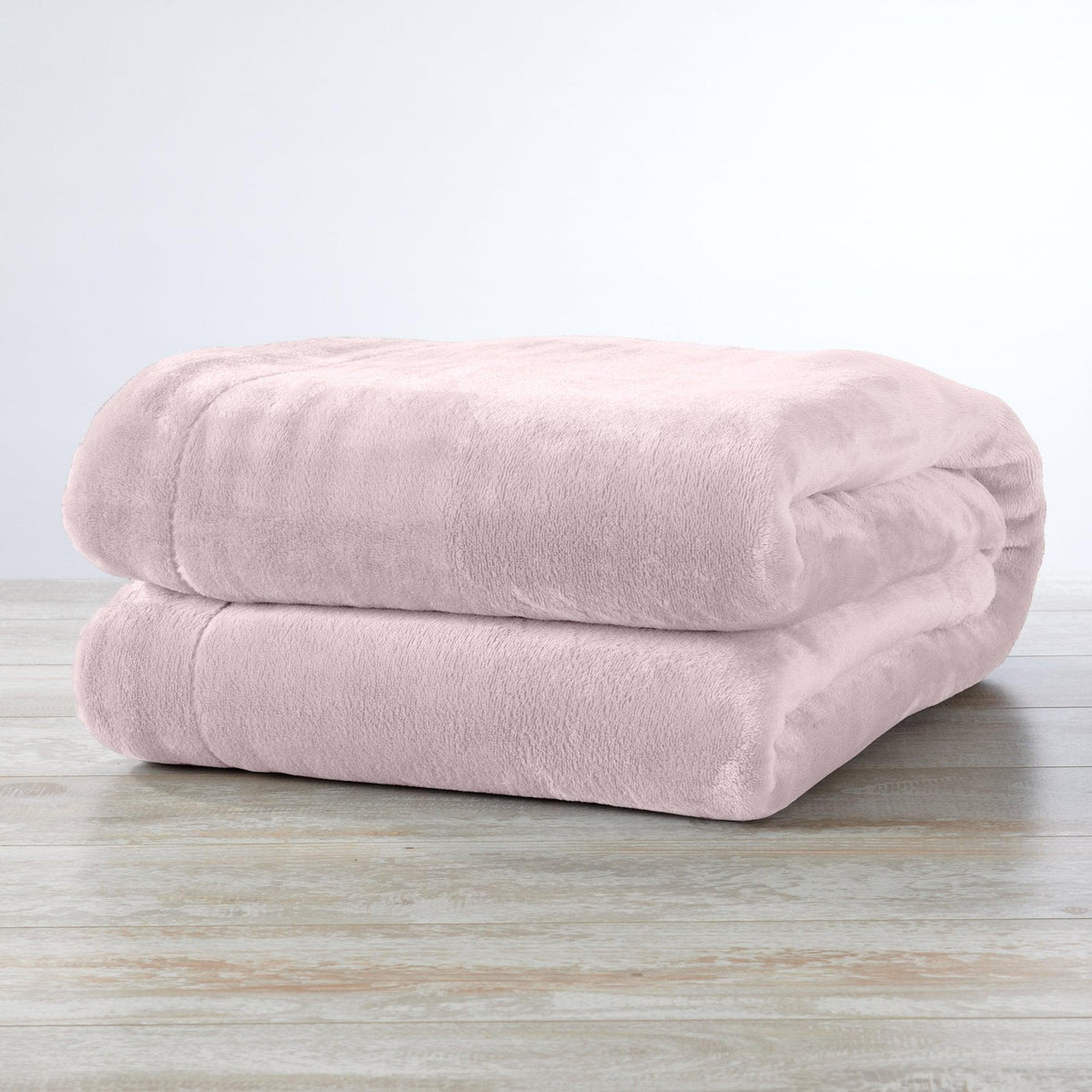 Great Bay Home Velvet Plush Sherpa Blanket, Reversible, Throw to King