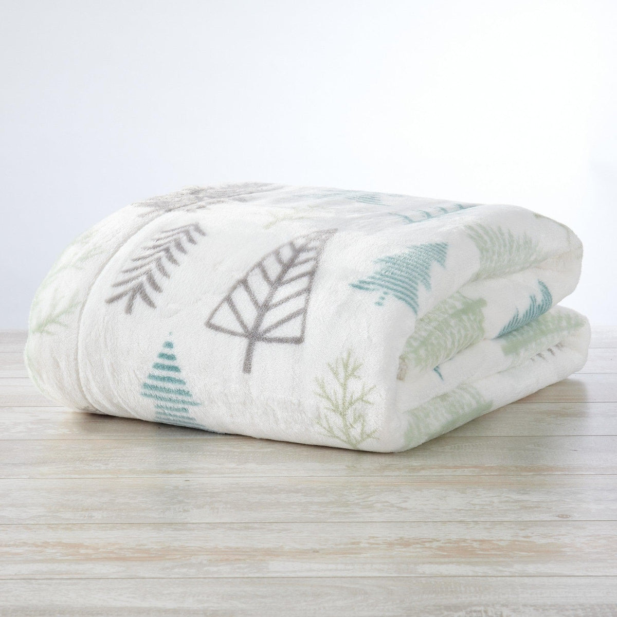 Great Bay Home Velvet Plush Sherpa Blanket, Reversible, Throw to King