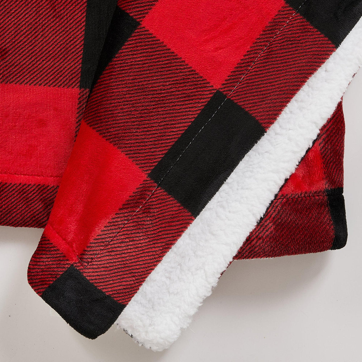 Great Bay Home Velvet Plush Sherpa Blanket, Reversible, Throw to King