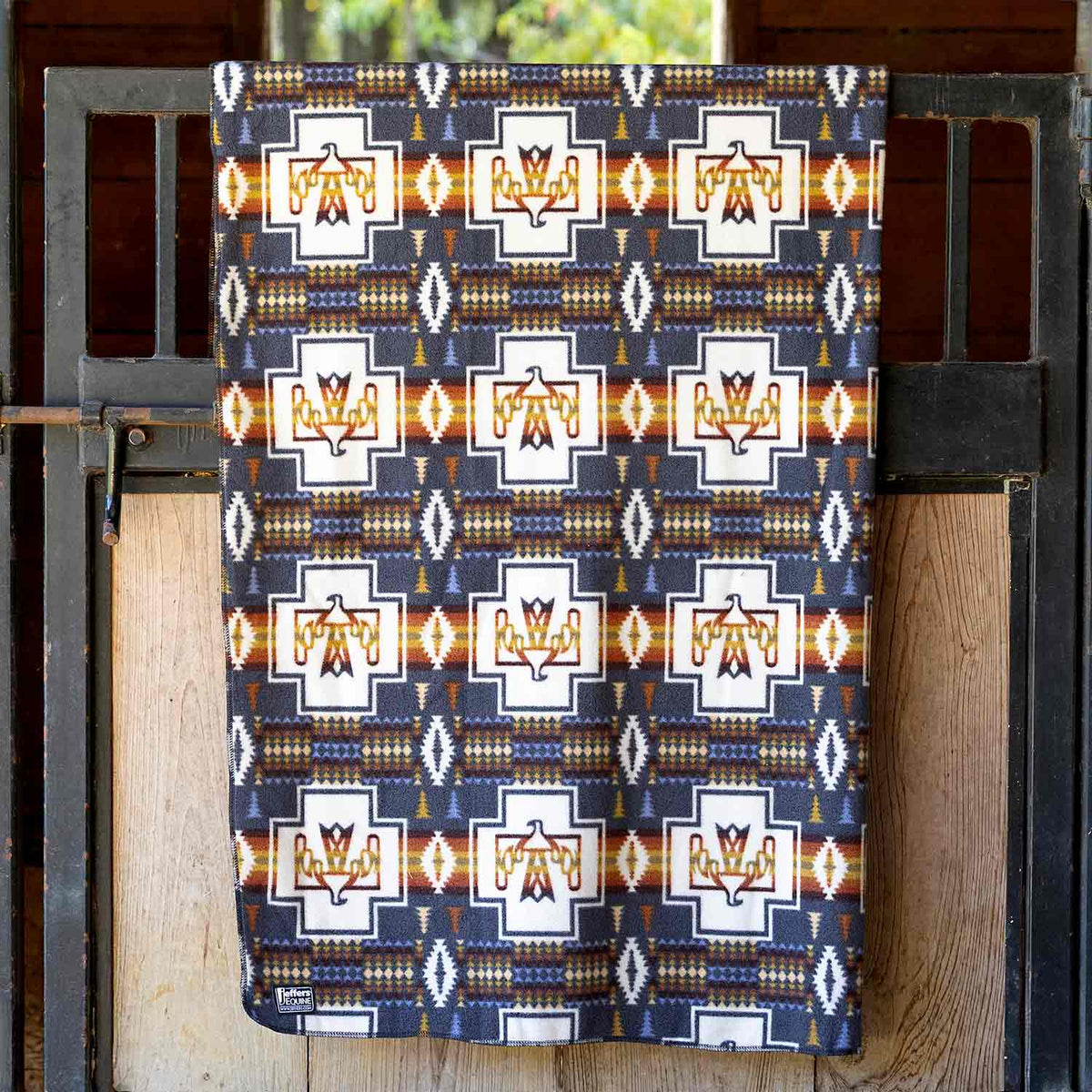 Jeffers Expression Oversized Fleece Throw Blanket, 60x84, Western & Floral Prints