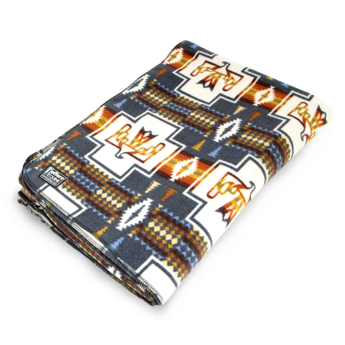 Jeffers Expression Oversized Fleece Throw Blanket, 60x84, Western & Floral Prints