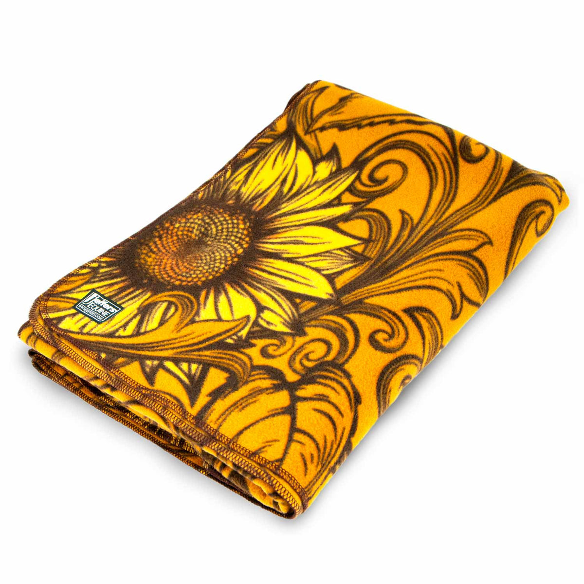 Jeffers Expression Oversized Fleece Throw Blanket, 60x84, Western & Floral Prints